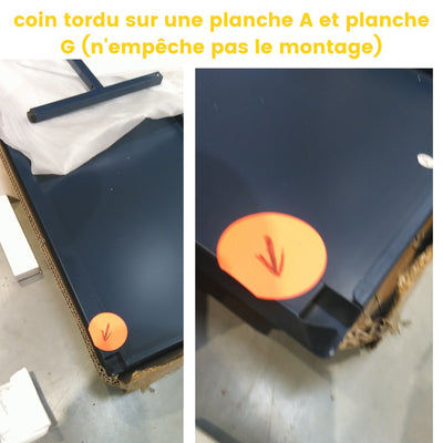 Vaisselier DRAWER Zio Bleu 2 portes en métal H170cm