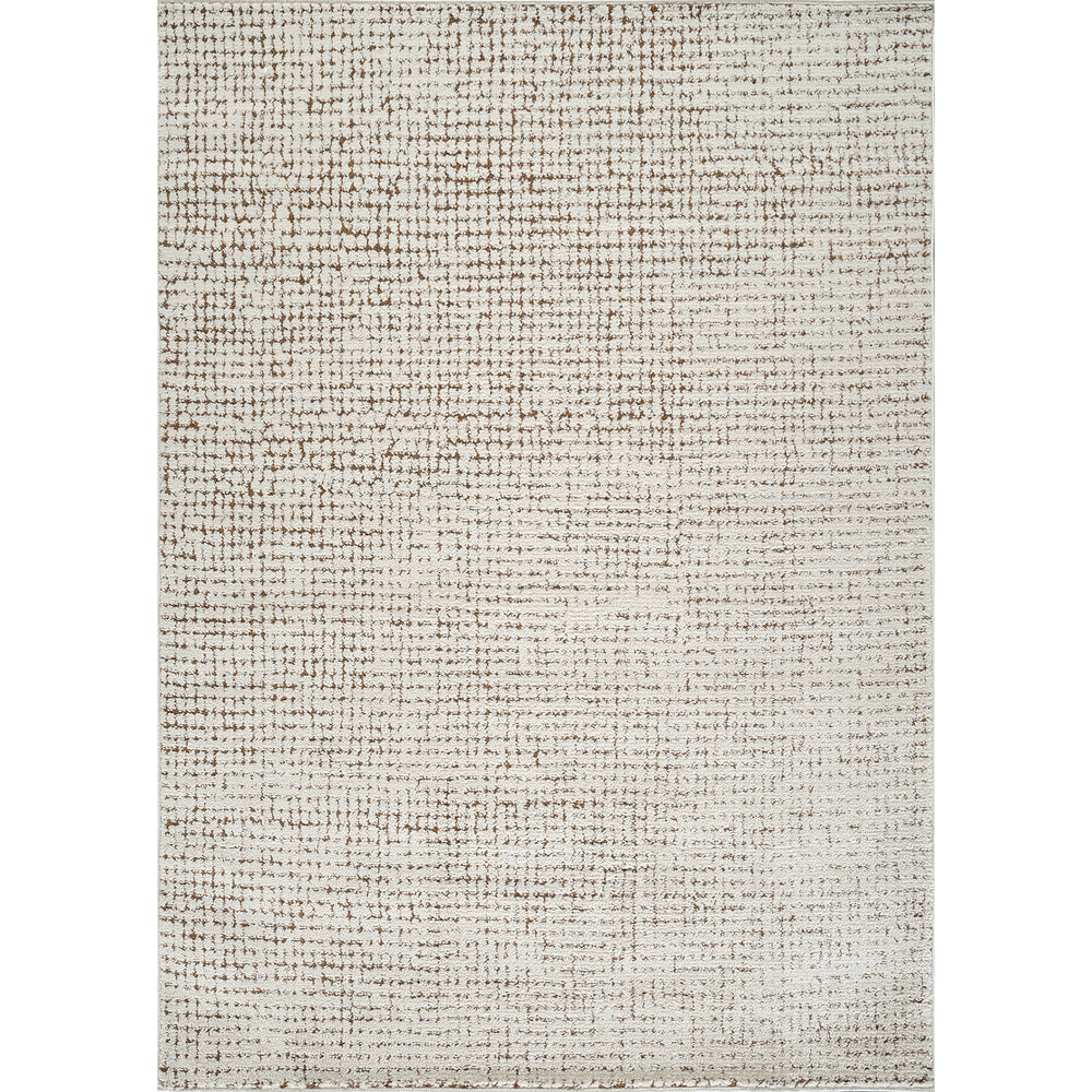 Tapis Scandinave Moderne Ivoire/Terracotta Cagliari