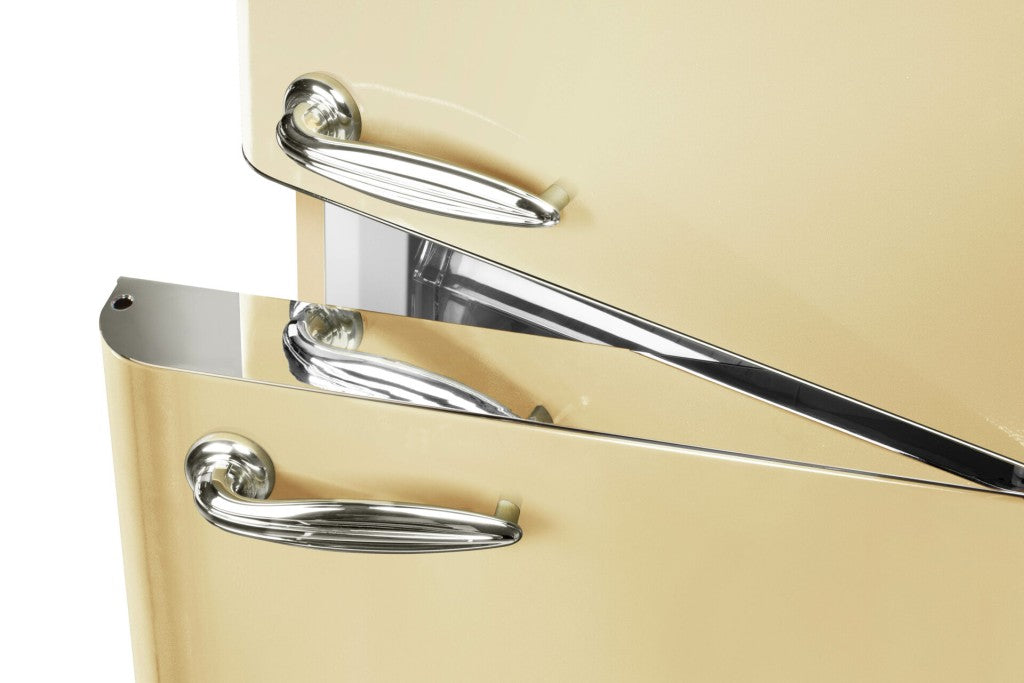Réfrigérateur vintage 2 portes SCHNEIDER SCDD309VCR – 302 L – Crème