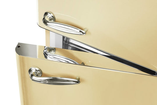 Réfrigérateur vintage 2 portes SCHNEIDER SCDD309VCR – 302 L – Crème