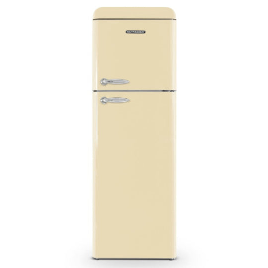 Réfrigérateur vintage 2 portes SCHNEIDER SCDD309VCR – 302 L – Crème