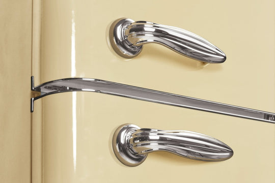 Réfrigérateur vintage 2 portes SCHNEIDER SCDD309VCR – 302 L – Crème
