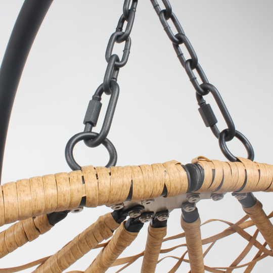 Zoom chaine fauteuil suspendu naturel cuzco
