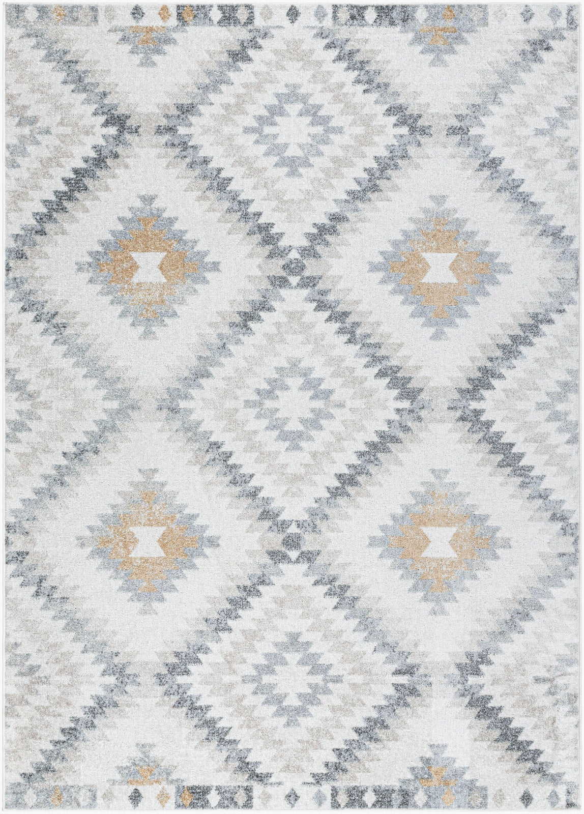 Tapis Scandinave Bohème Gris/Beige Bogor