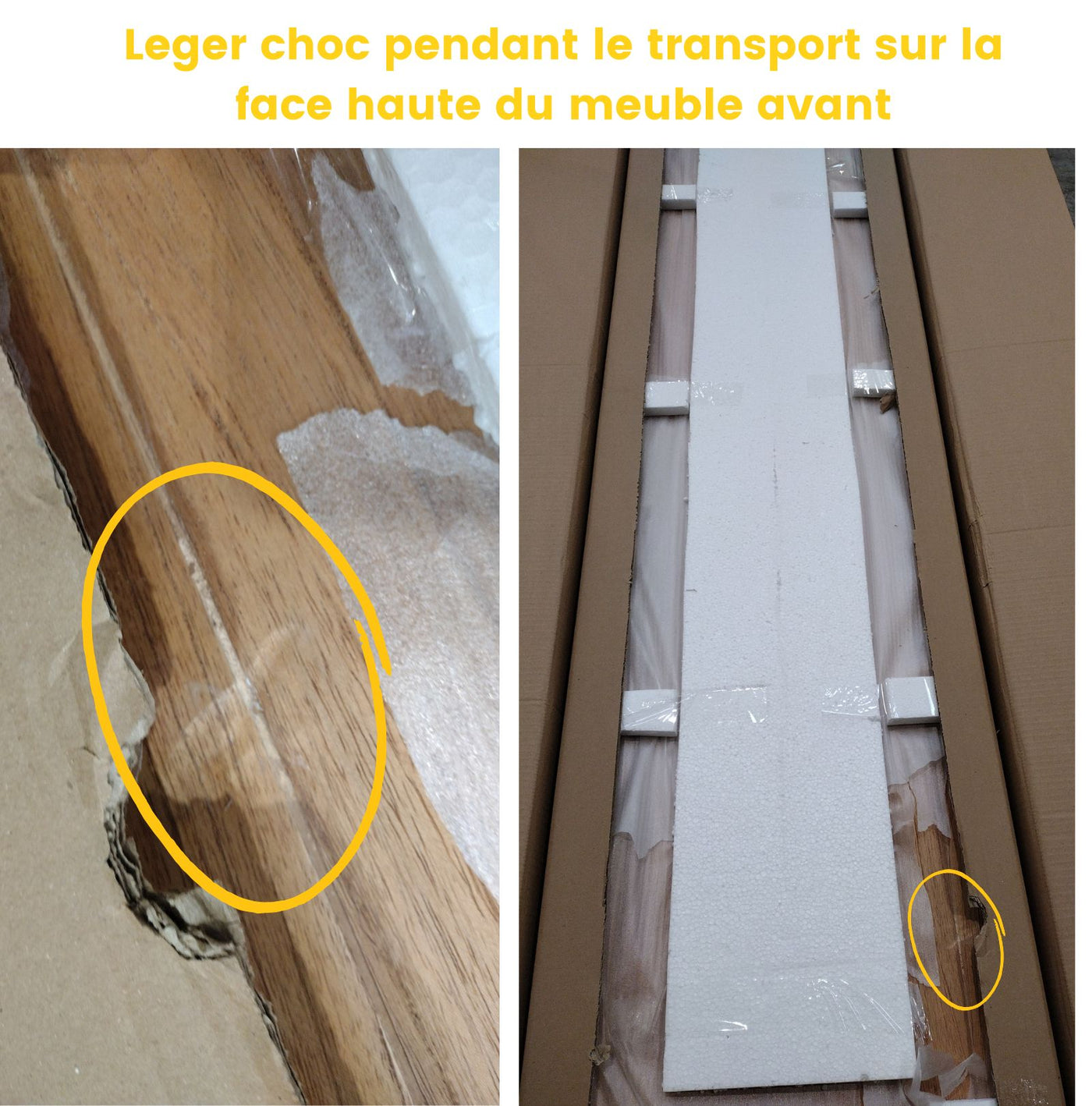 Meuble TV en bois Deleyna 200cm SKLUM- Léger défaut