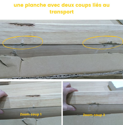 Buffet DRAWER Bergen 2 portes 3 tiroirs en bois L170cm