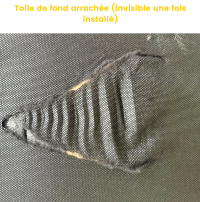 Canapé Villabon 3 places en velours jaune pieds epingle noir Drawer- Léger défaut