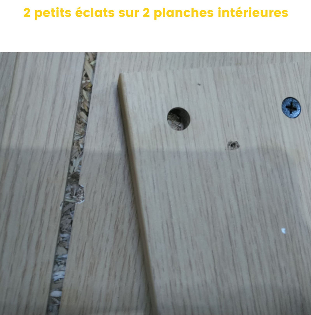 Buffet Verade 2 portes 3 tiroirs en bois L160cm Drawer - Léger défaut