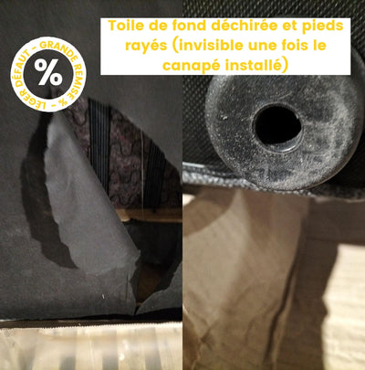 Canapé d'angle droit Lorella 4 places gris – Christian Lacroix