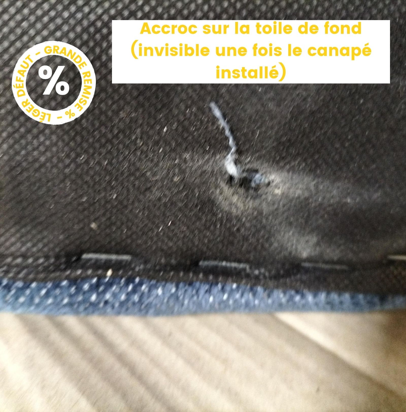 Canapé 2 places SERENA bleu roi- Micadoni