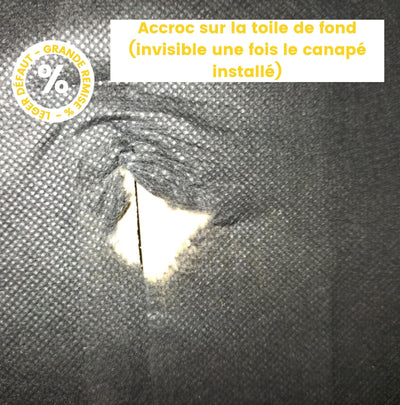 Canapé SERENA 2 places Noir- Micadoni