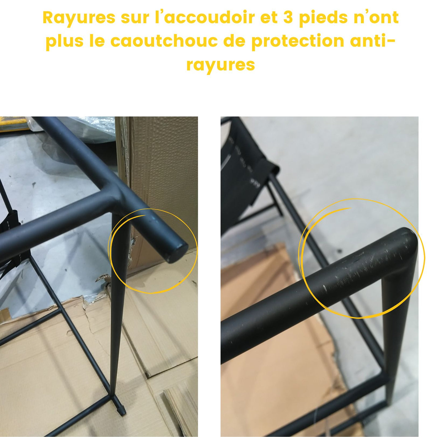 Fauteuil SEDALIA en tissu et métal DRAWER