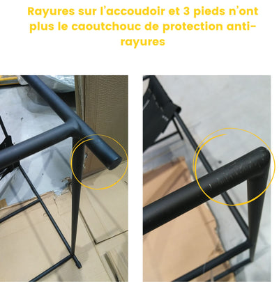 Fauteuil SEDALIA en tissu et métal DRAWER