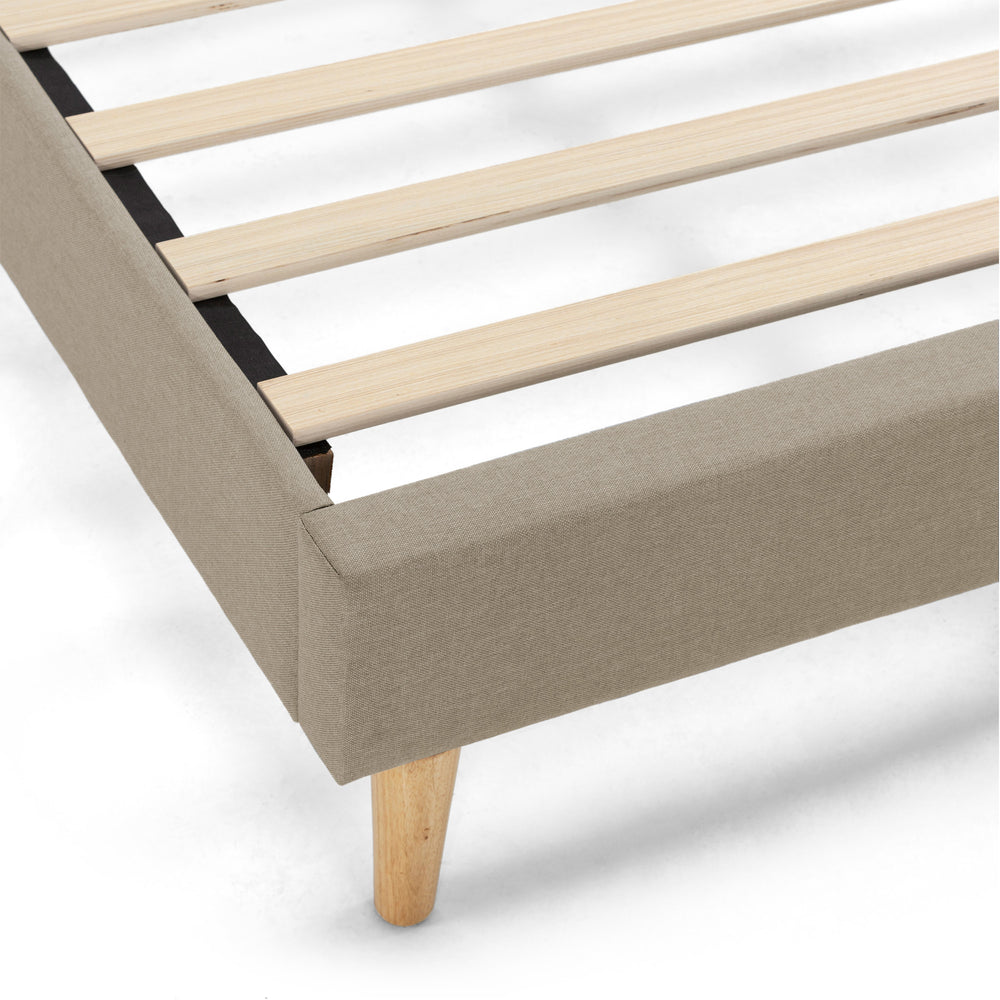 Sommier tapissier Aura 140x190 cm Beige