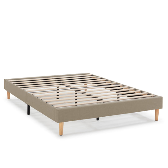 Sommier tapissier Aura 140x190 cm Beige