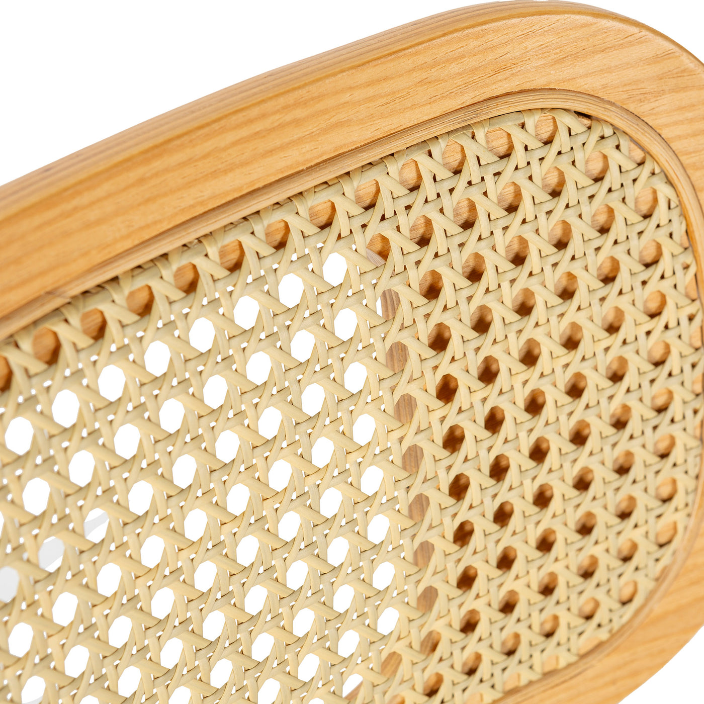 Lot de 2 chaises Boira en chêne effet tissu mouton