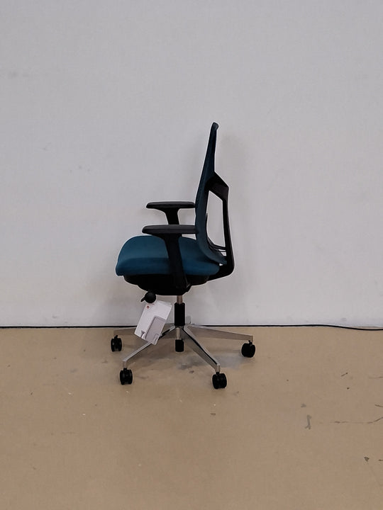Siège de bureau HERMAN MILLER Verus à dossier Triflex Bleu