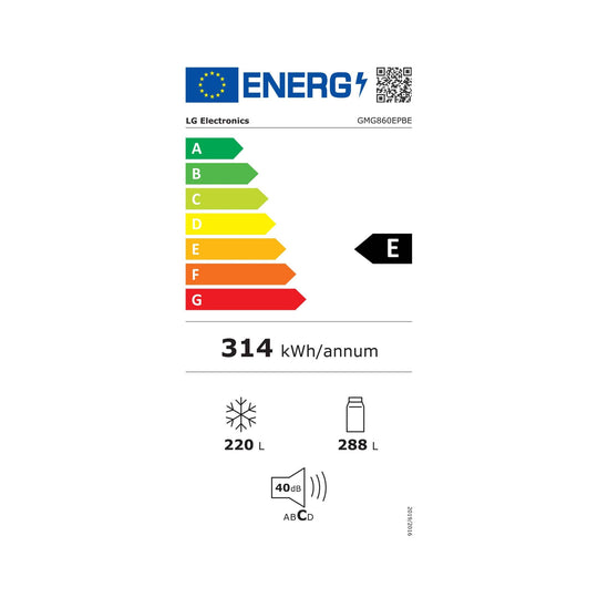 Réfrigérateur américain LG GMG860EPBE