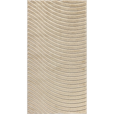 Tapis d'Intérieur/Extérieur Scandinave Moderne Beige  Kuta