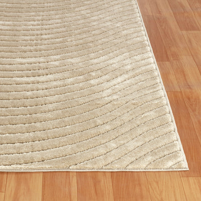 Tapis d'Intérieur/Extérieur Scandinave Moderne Beige  Kuta