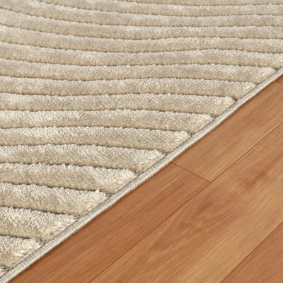 Tapis d'Intérieur/Extérieur Scandinave Moderne Beige  Kuta