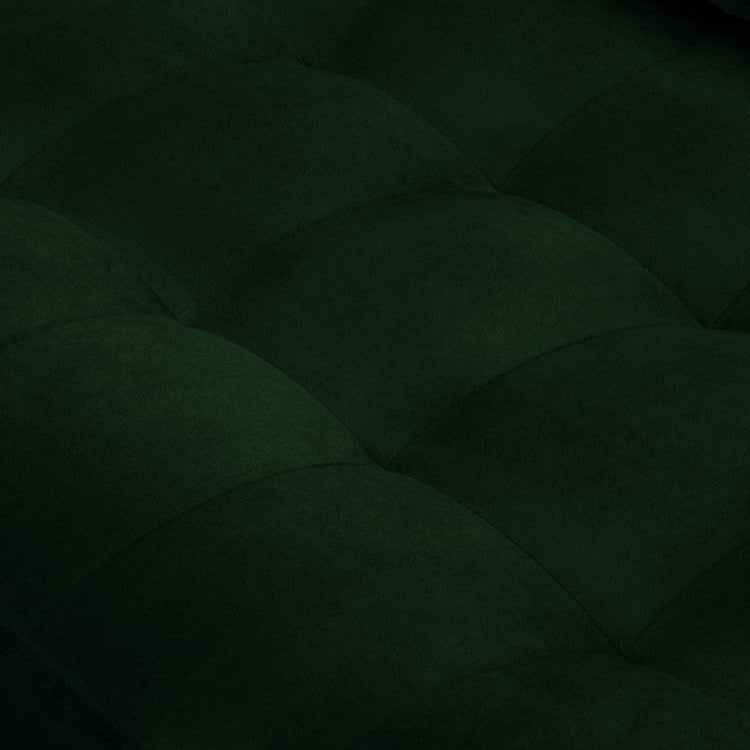 Canapé d'angle 4 places SANTO Milo Casa vert bouteille - Léger défaut