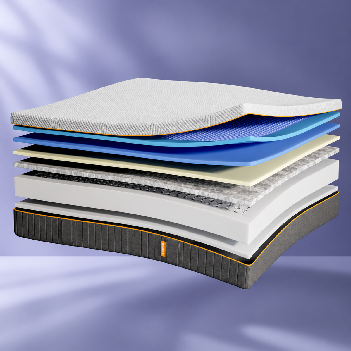 Matelas EMMA Original Elite hybride à ressorts ensachés et gel AirGrid 27cm