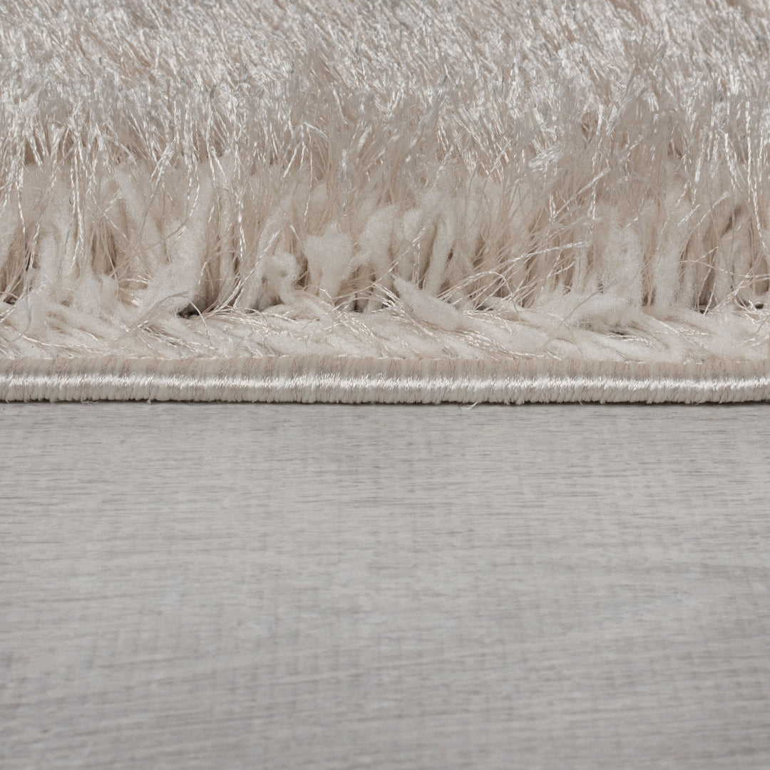 Tapis shaggy Pearl Ivoire