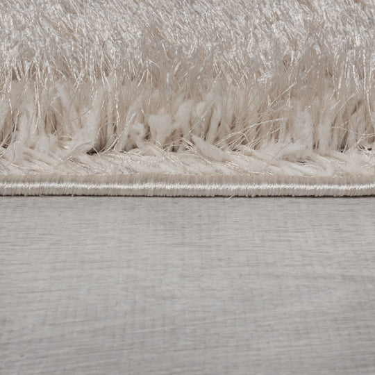 Tapis shaggy Pearl Ivoire