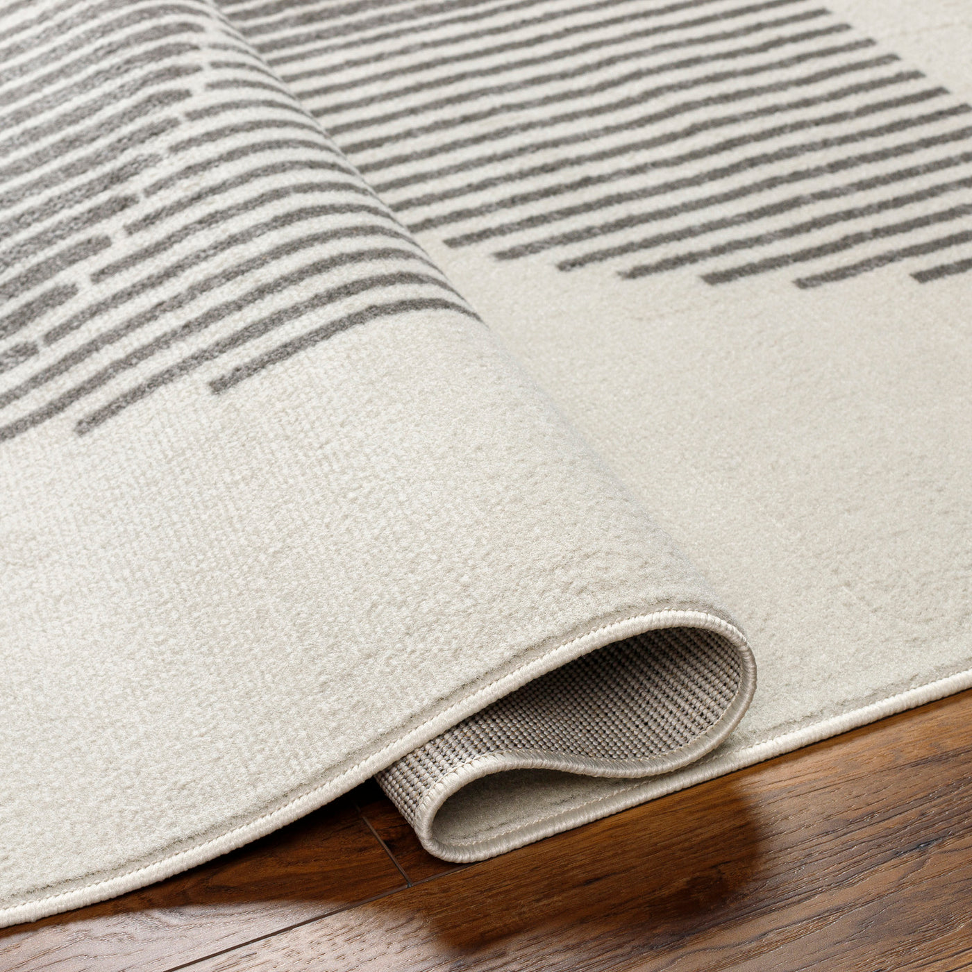 Tapis Scandinave Moderne Blanc/Gris Kobe