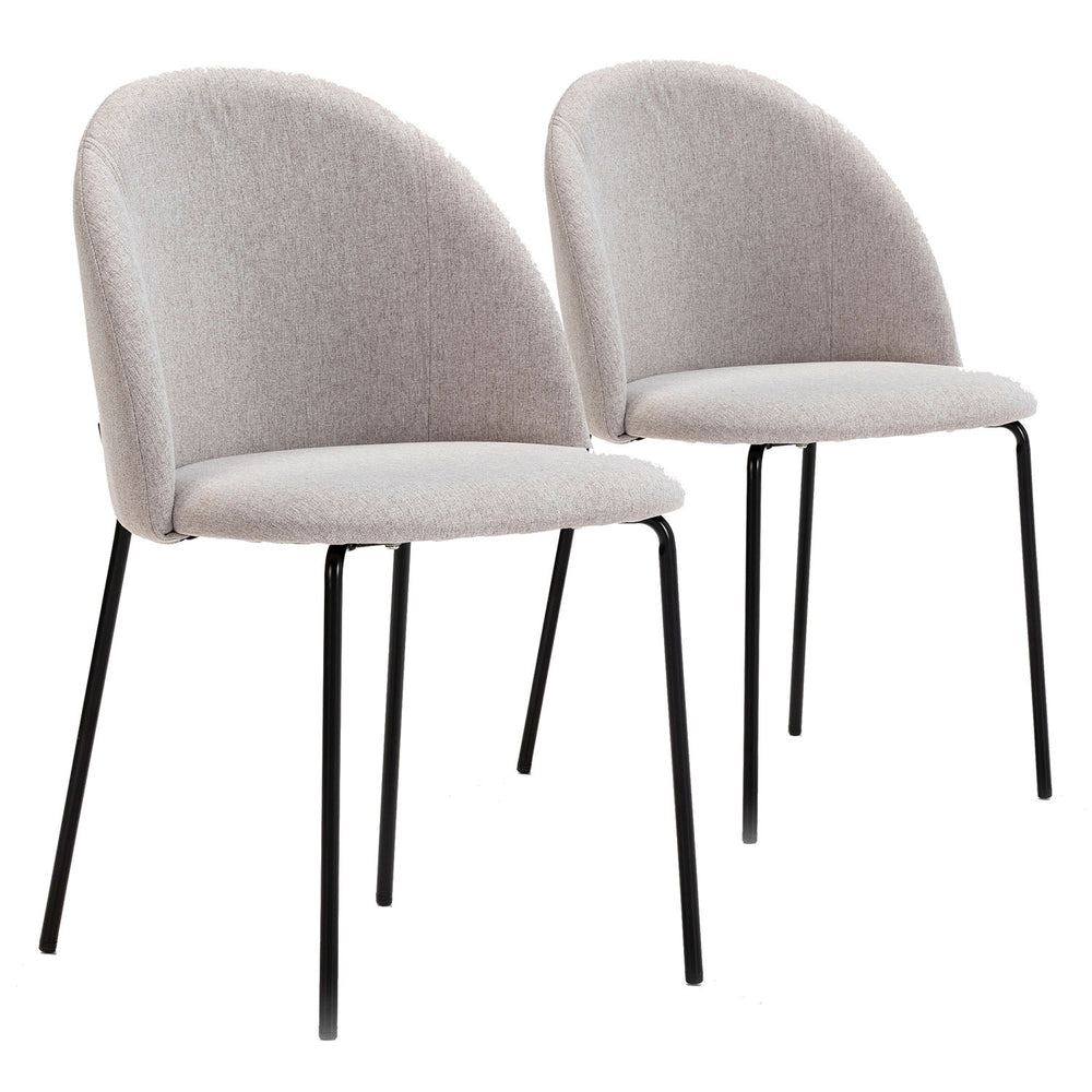 Lot de 2 chaises kenia beige