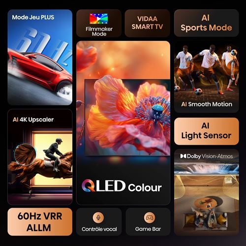 TV HISENSE 50E79Q PRO QLED 126cm 4K Smart TV