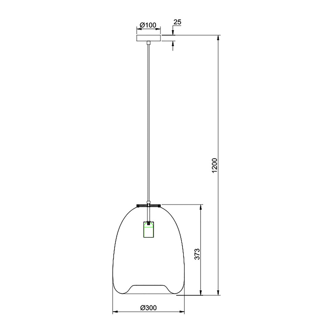 Luminaire de plafond Yumei Ø 30 cm