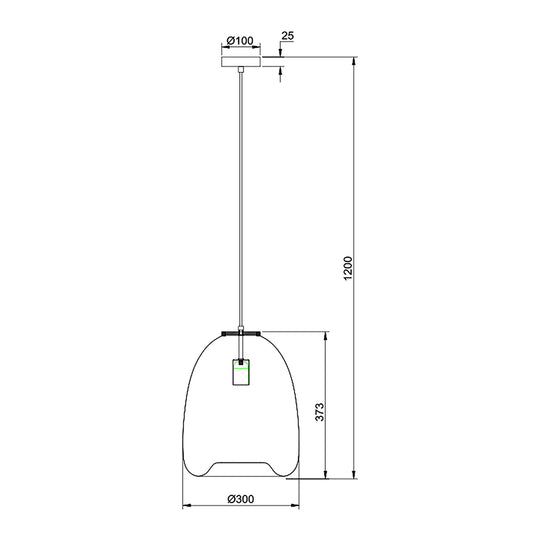 Luminaire de plafond Yumei Ø 30 cm