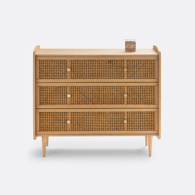 Commode 3 tiroirs en cannage Tempa La Redoute Interieurs