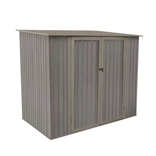 Abri de jardin métal monopente Bois vieilli 3,3 m²