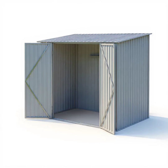 Abri de jardin métal monopente Bois vieilli 3,3 m²