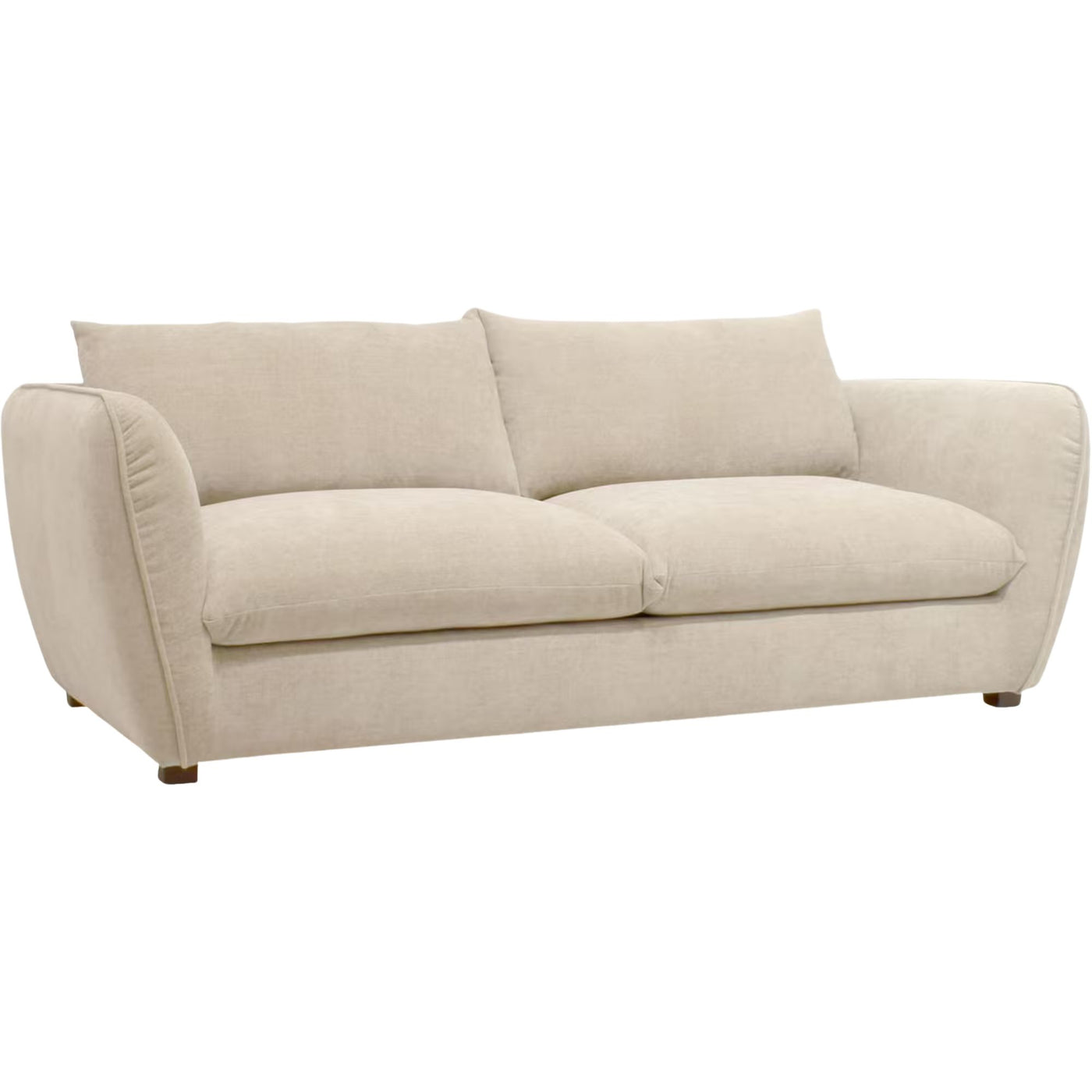 Canapé fixe ALINEA Clémence 4 places écru