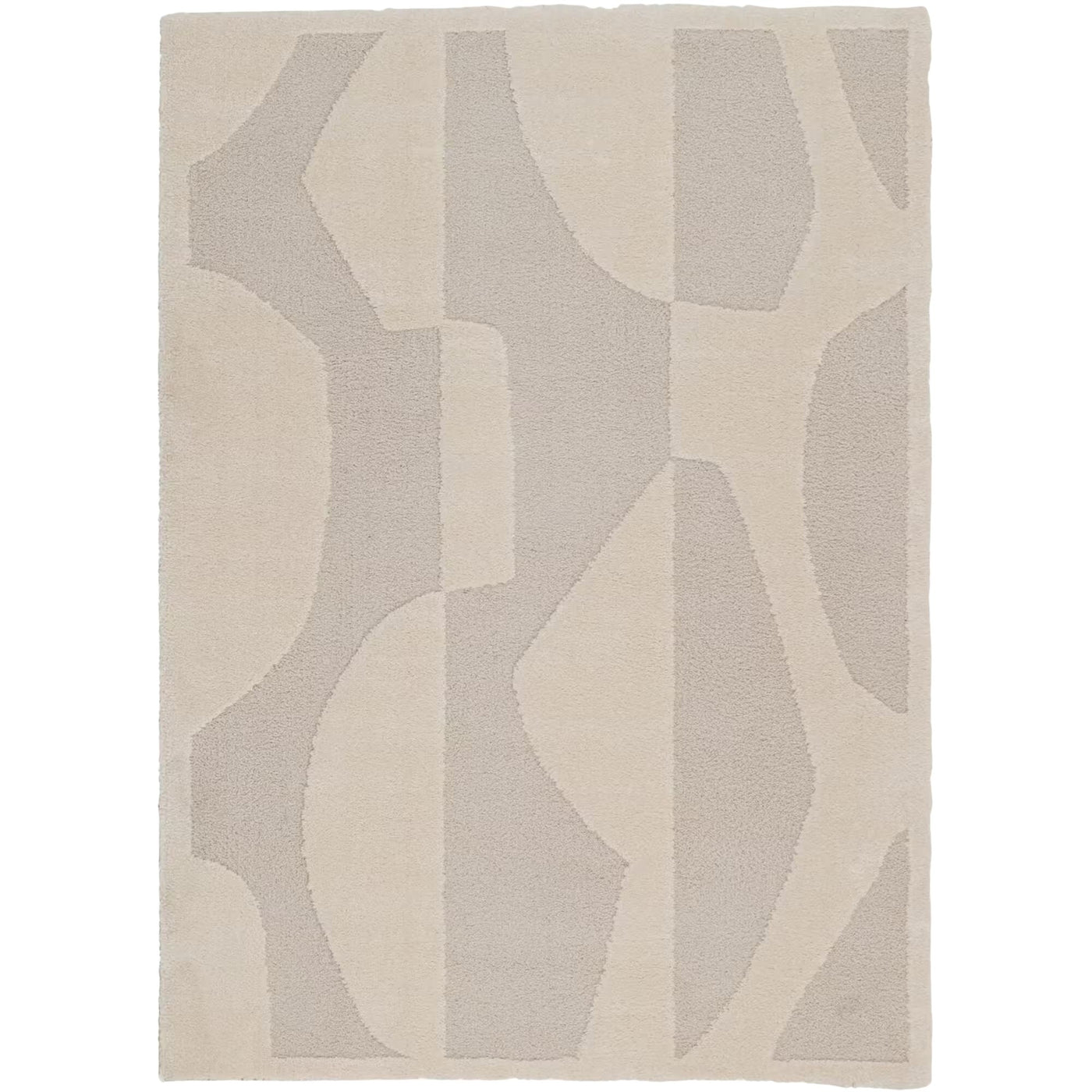 Tapis ALINEA Mira à motifs abstraits Beige 120x170cm