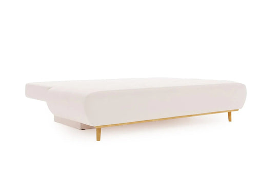 Canapé velours CASANOVA Amaro beige — photo produit