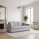 Canapé convertible 3 places MANOSQUE en tweed gris clair – CONVERTIBLE CENTER