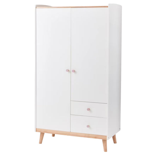 Armoire 2 portes VERTBAUDET Confetti blanc