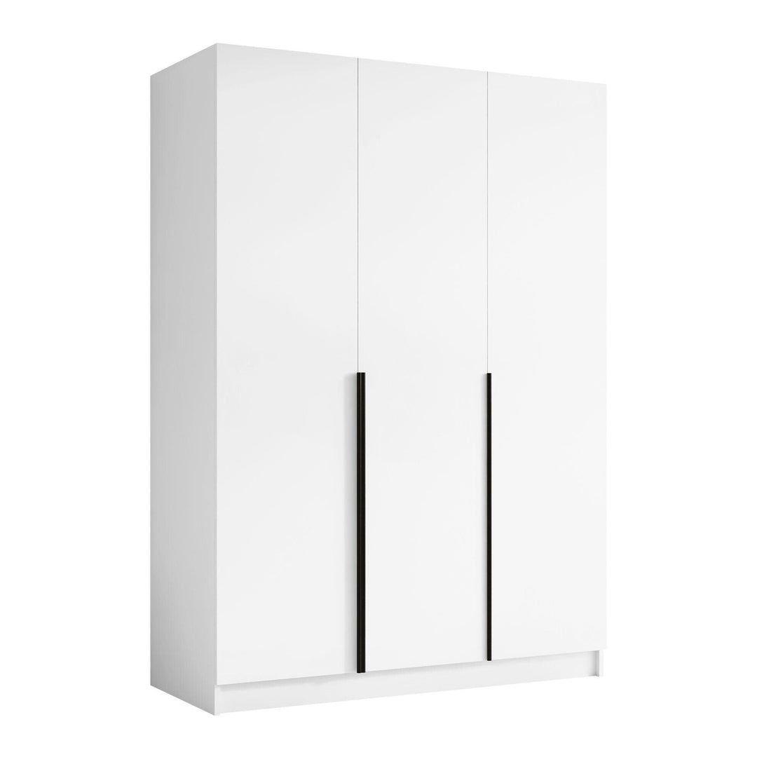 Armoire MOBILIER 1 Closico Decoron I (Blanc + Noir)