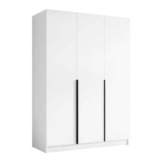 Armoire MOBILIER 1 Closico Decoron I (Blanc + Noir)
