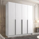 Armoire MOBILIER 1 Closico Navor I (Blanc+ Noir)