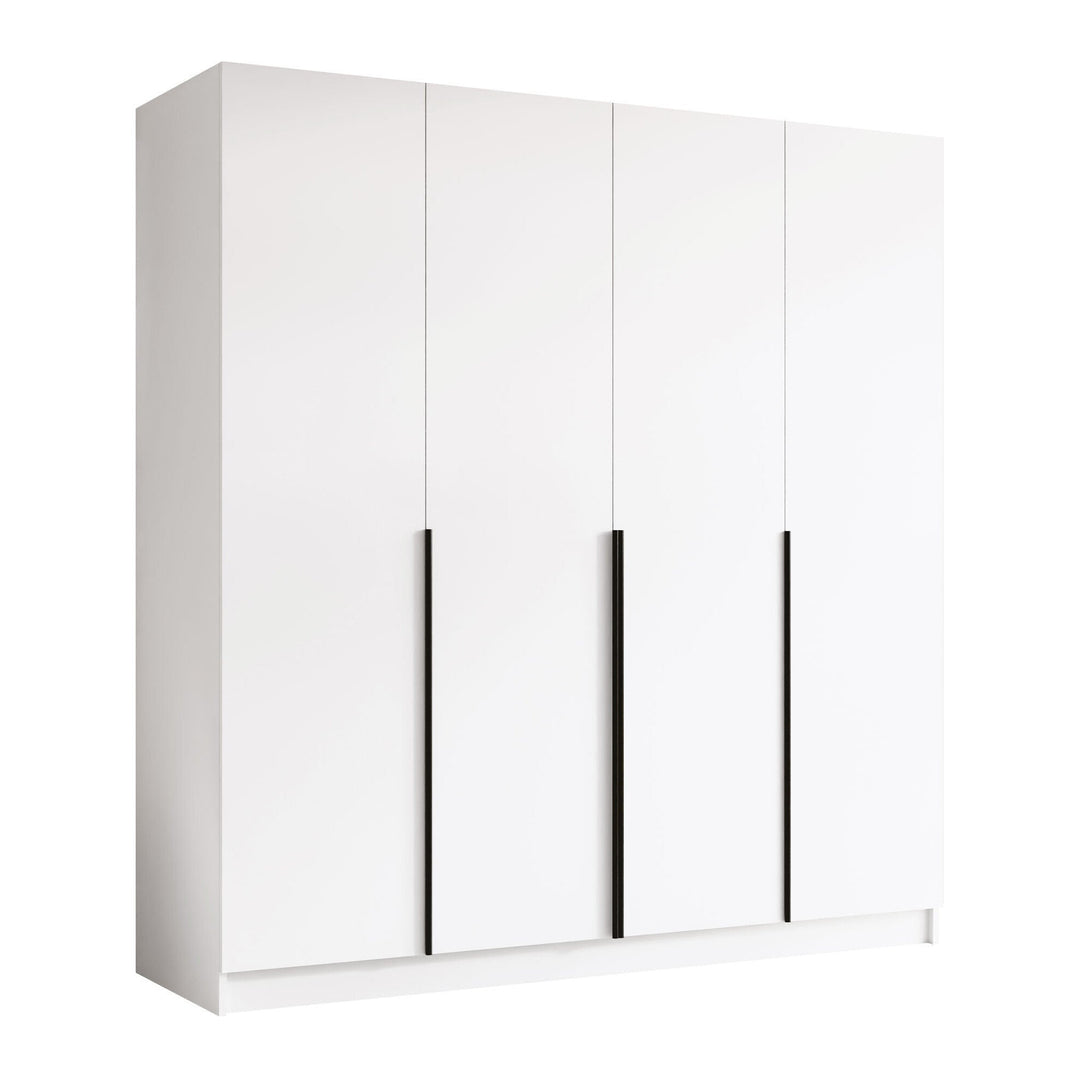 Armoire MOBILIER 1 Closico Navor I (Blanc+ Noir)