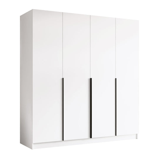 Armoire MOBILIER 1 Closico Navor I (Blanc+ Noir)