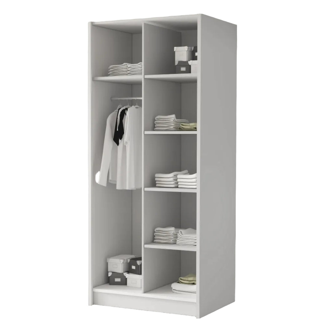 Armoire MOBILIER 1 Closico Staton I (Cachemire + Doré)