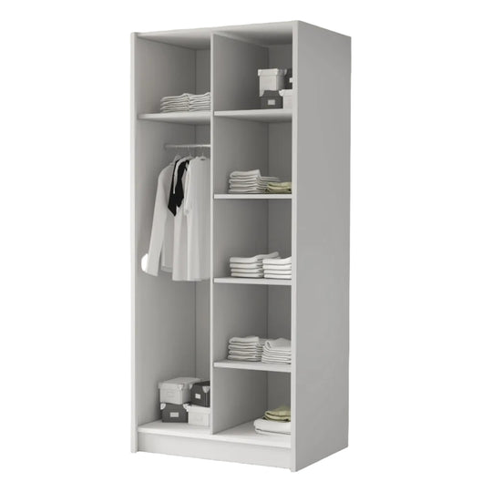 Armoire MOBILIER 1 Closico Staton I (Cachemire + Doré)