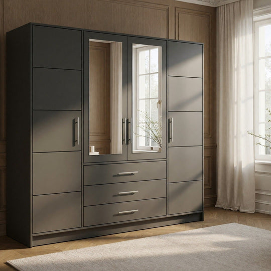 Armoire MOBILIER 1 Dortivu (Graphite)